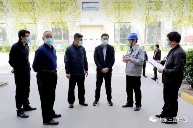 鄒平市委常委、宣傳部長(zhǎng)，副市長(zhǎng)商獻(xiàn)文來山東三星集團(tuán)調(diào)研
