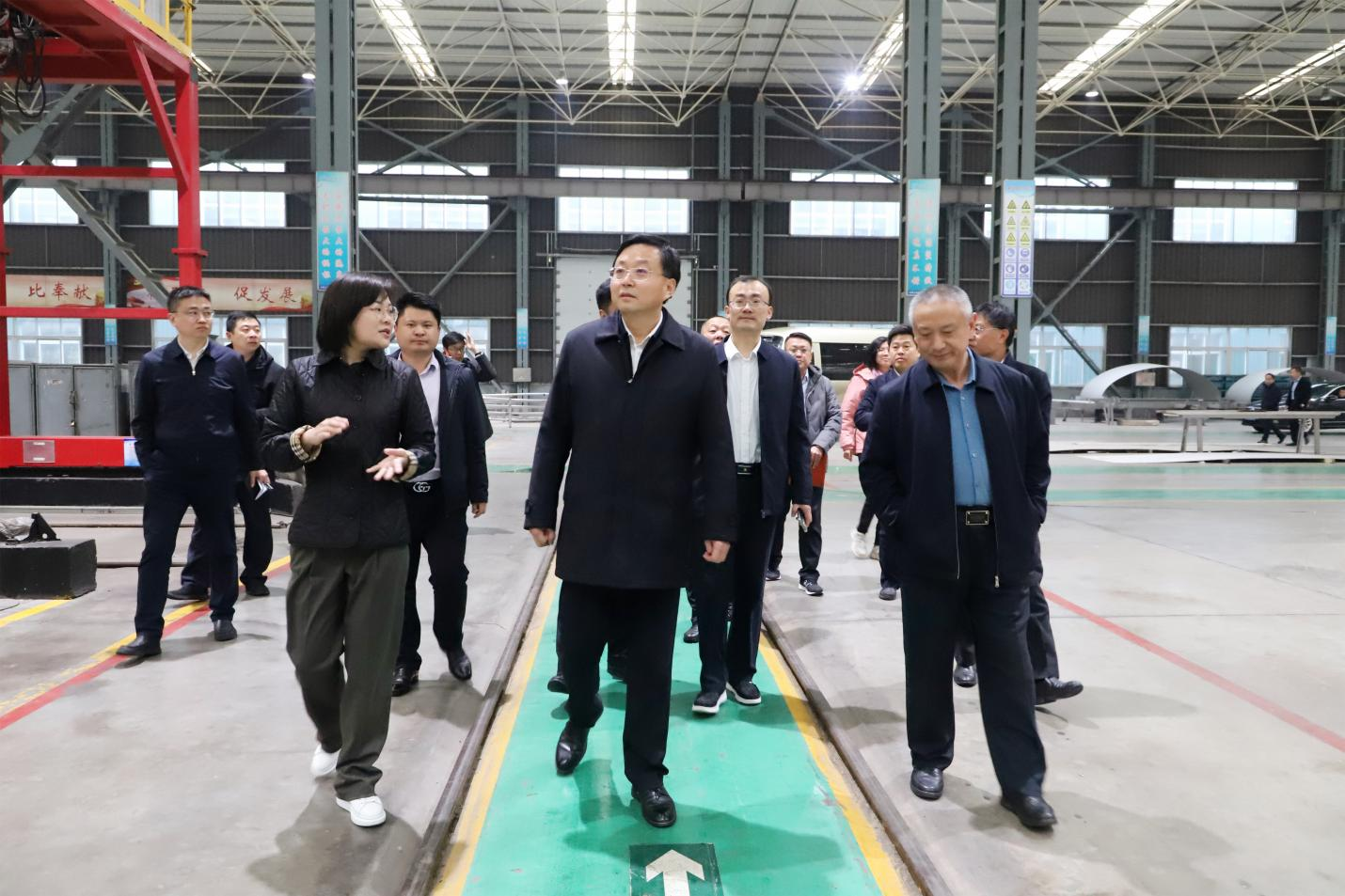 鄒平市委副書記、市長(zhǎng)張謙來山東三星集團(tuán)調(diào)研