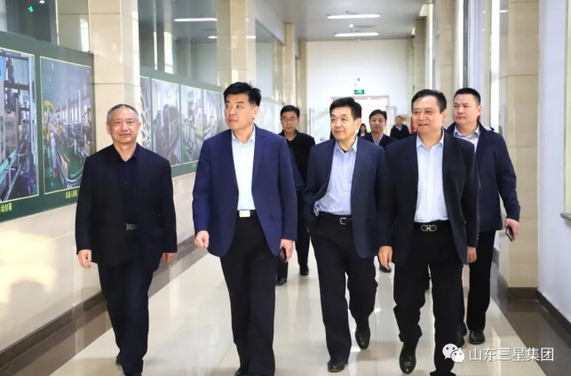 鄒平市副市長、市公安局黨委書記、局長張曰海一行到山東三星集團參觀調(diào)研